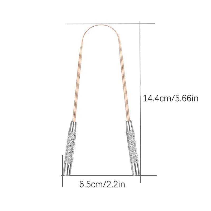 Eco-Friendly Copper Tongue Scraper